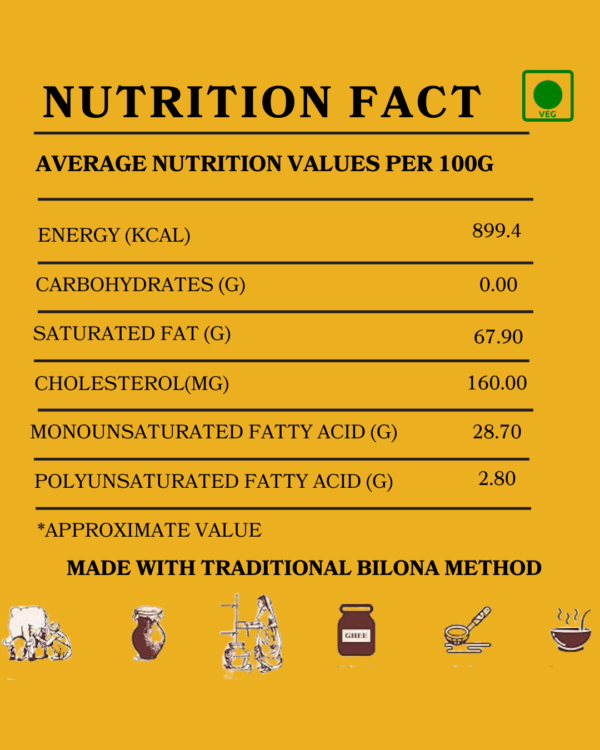 Hiraai Gir A2 Cow Ghee 200g