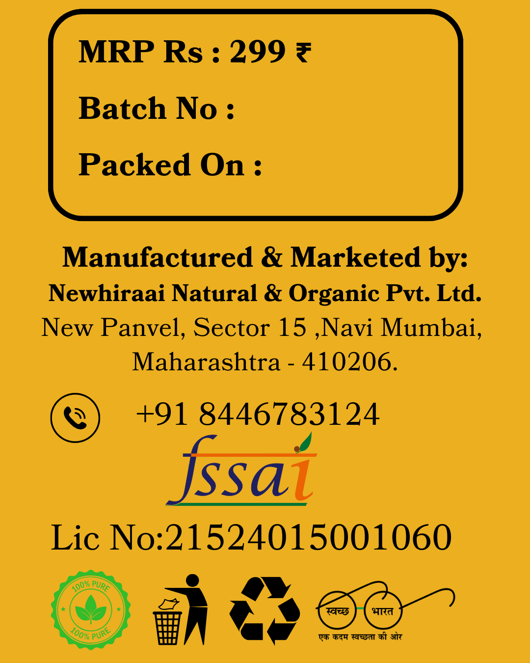 2 Hiraai Desi A2 Cow Ghee 200g