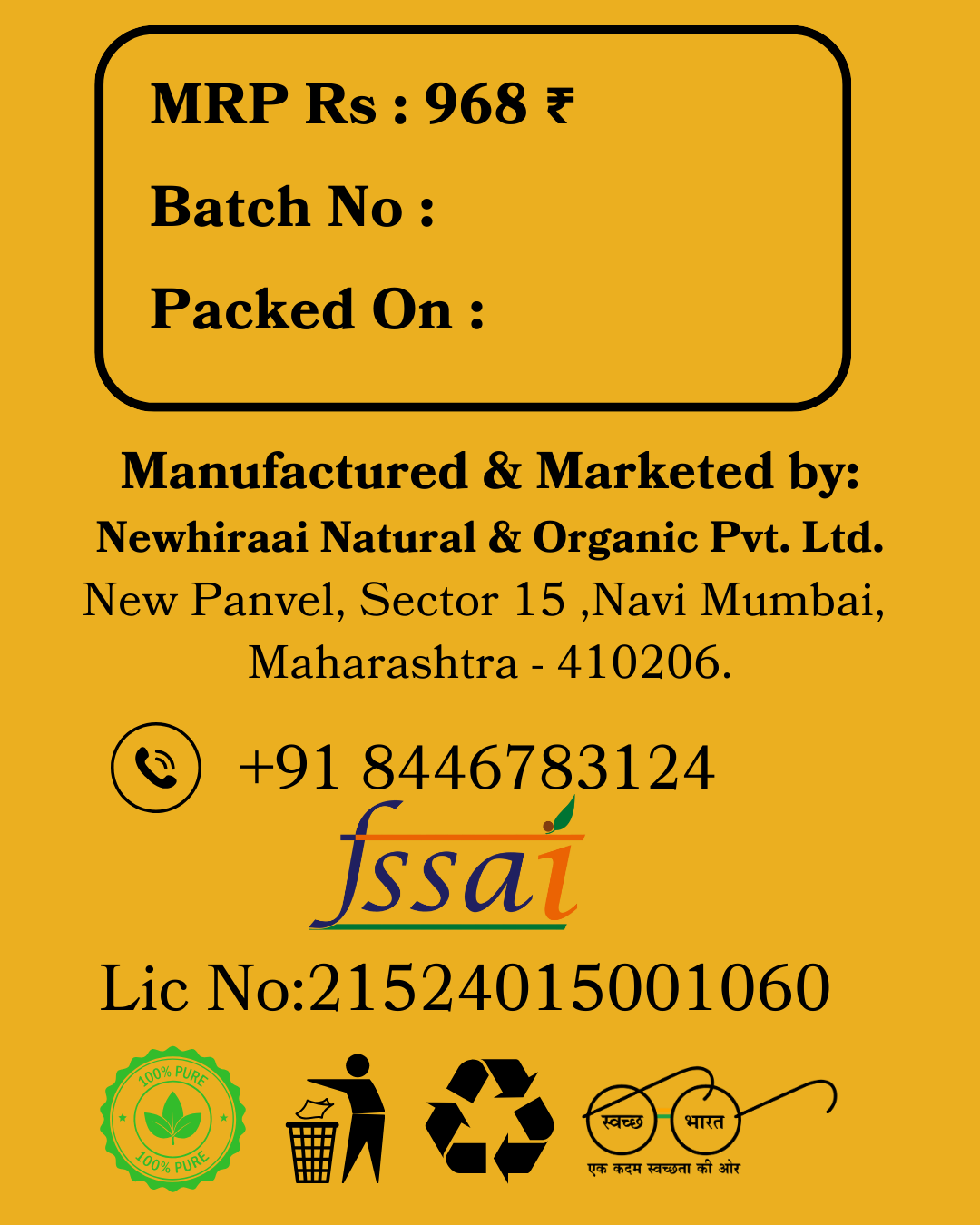 Hiraai Gir A2 Cow Ghee 200g